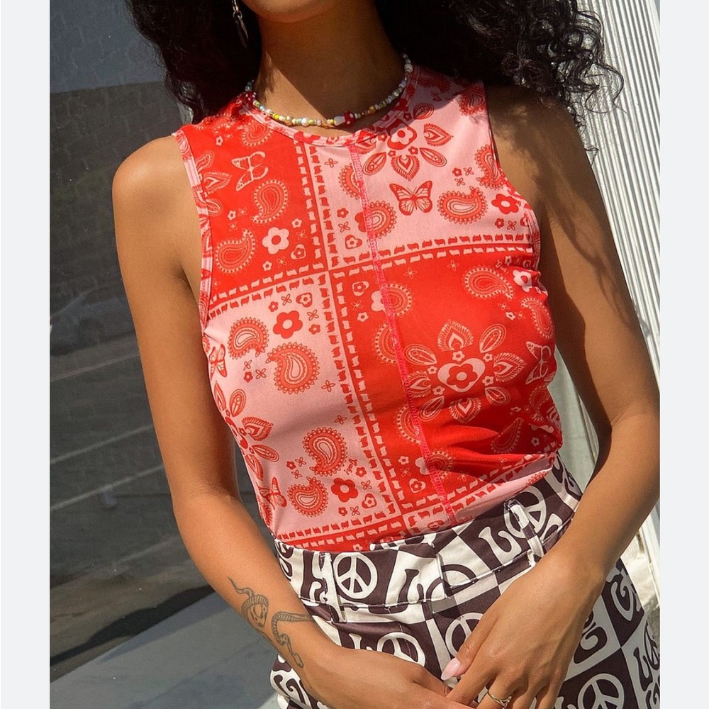 LISA SAYS GAH Ariel Tank - Bandana